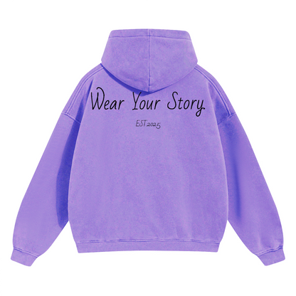 Unisex Cropped Drop Shoulder Heavyweight Oversized Hoodie(460GSM)