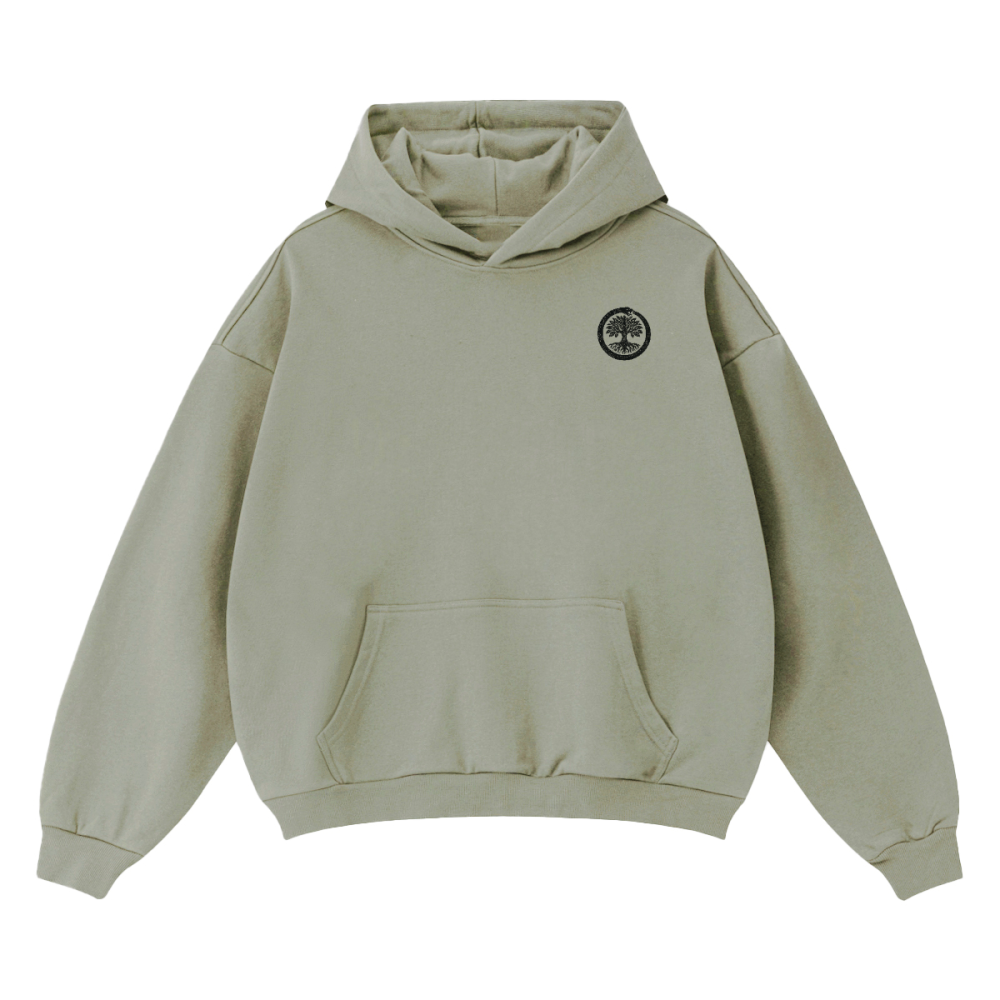 Unisex Cropped Drop Shoulder Heavyweight Oversized Hoodie(460GSM)