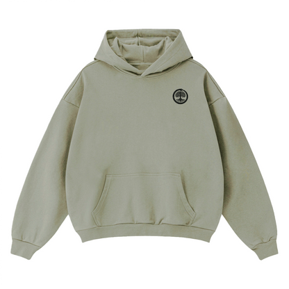 Unisex Cropped Drop Shoulder Heavyweight Oversized Hoodie(460GSM)