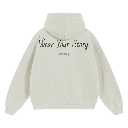 Unisex Cropped Drop Shoulder Heavyweight Oversized Hoodie(460GSM)