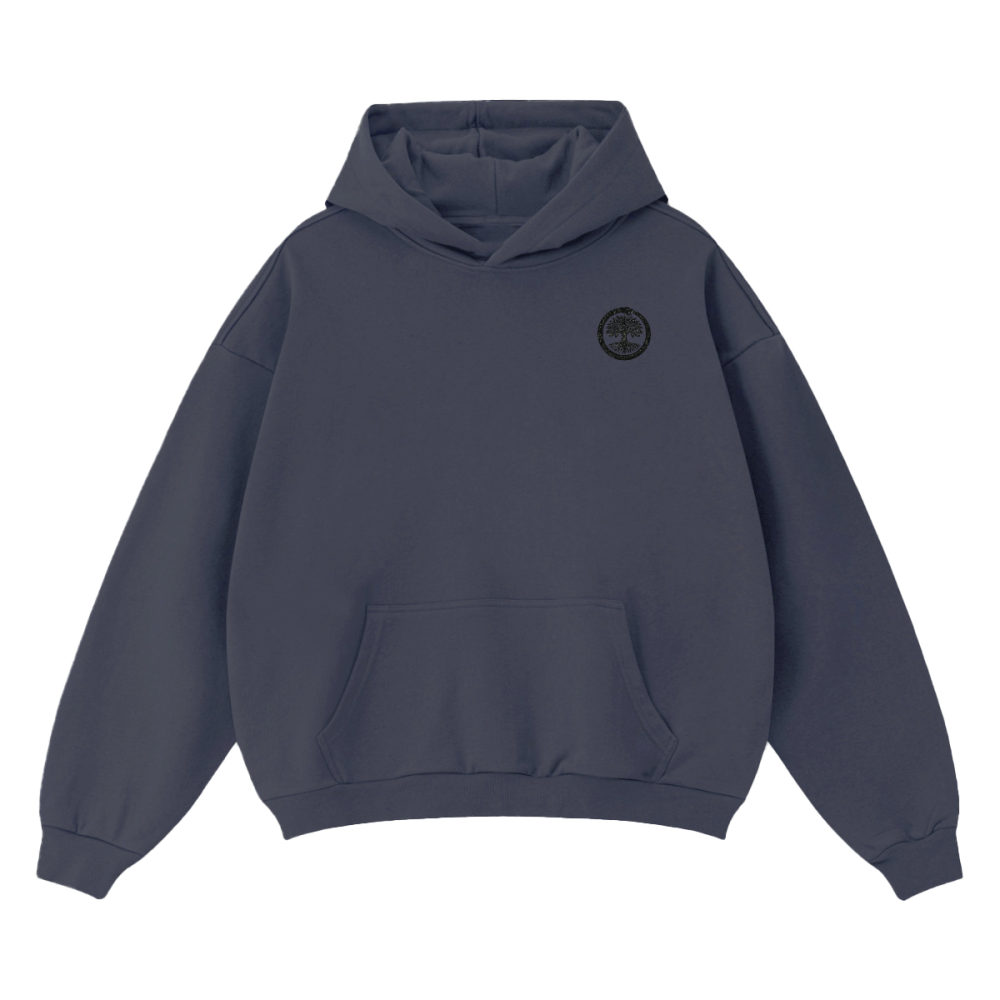 Unisex Cropped Drop Shoulder Heavyweight Oversized Hoodie(460GSM)