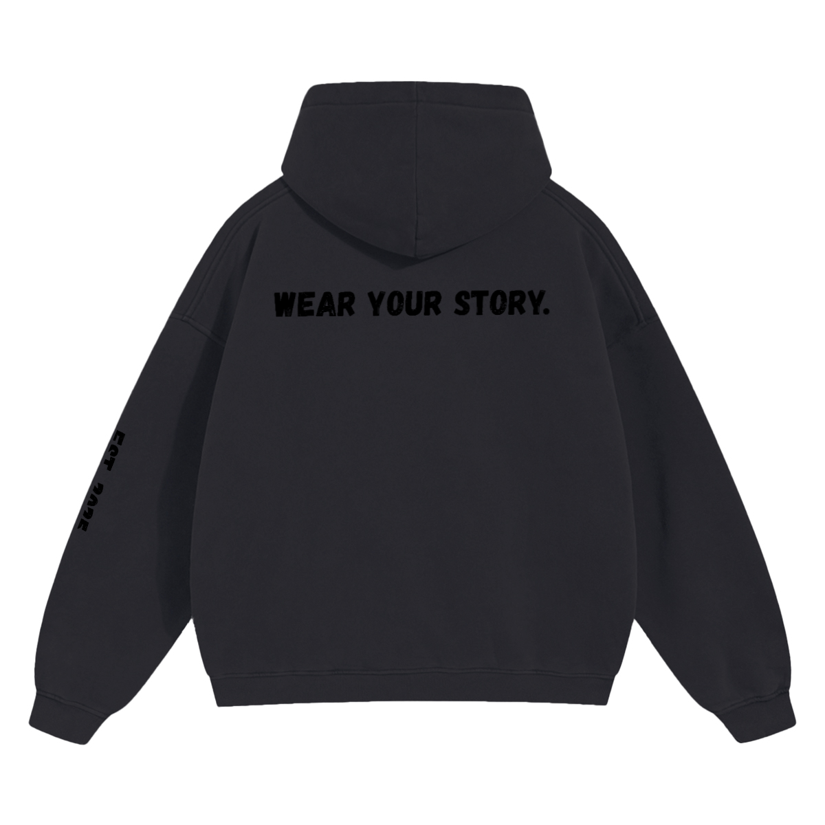 Bold Unisex Cropped Drop Shoulder Heavyweight Oversized Hoodie(460GSM)