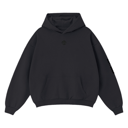 Bold Unisex Cropped Drop Shoulder Heavyweight Oversized Hoodie(460GSM)