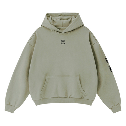 Bold Unisex Cropped Drop Shoulder Heavyweight Oversized Hoodie(460GSM)