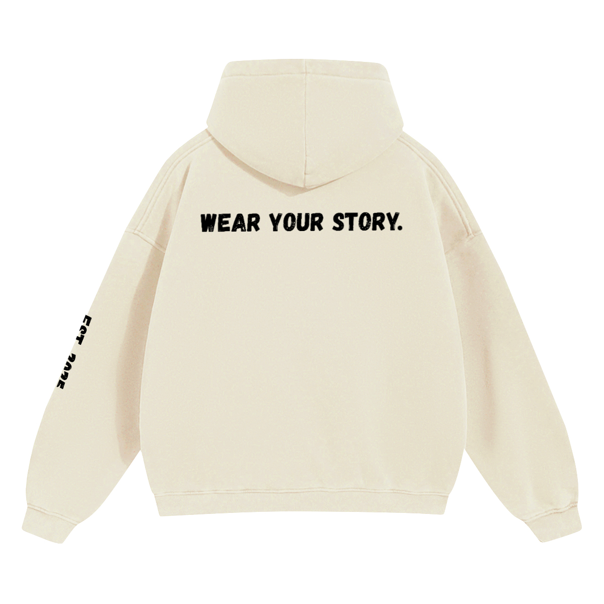 Bold Unisex Cropped Drop Shoulder Heavyweight Oversized Hoodie(460GSM)