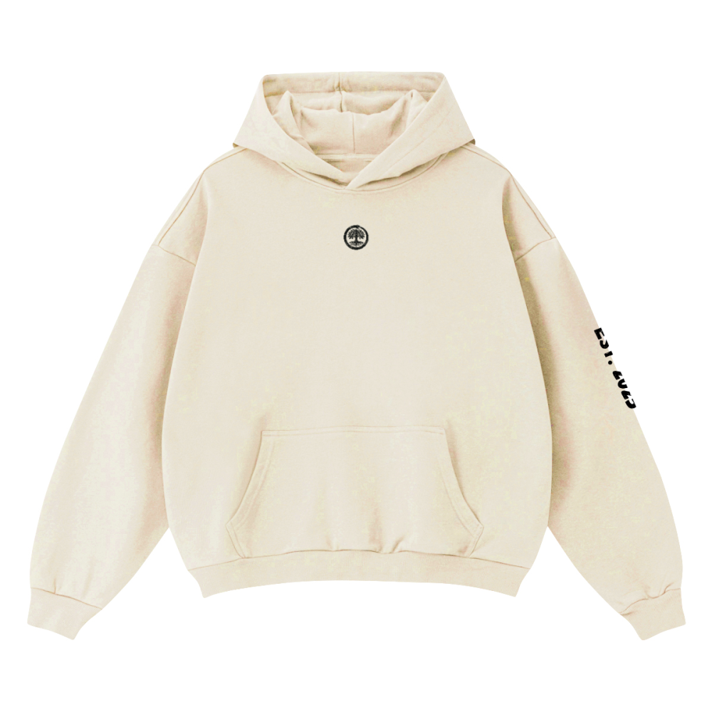 Bold Unisex Cropped Drop Shoulder Heavyweight Oversized Hoodie(460GSM)
