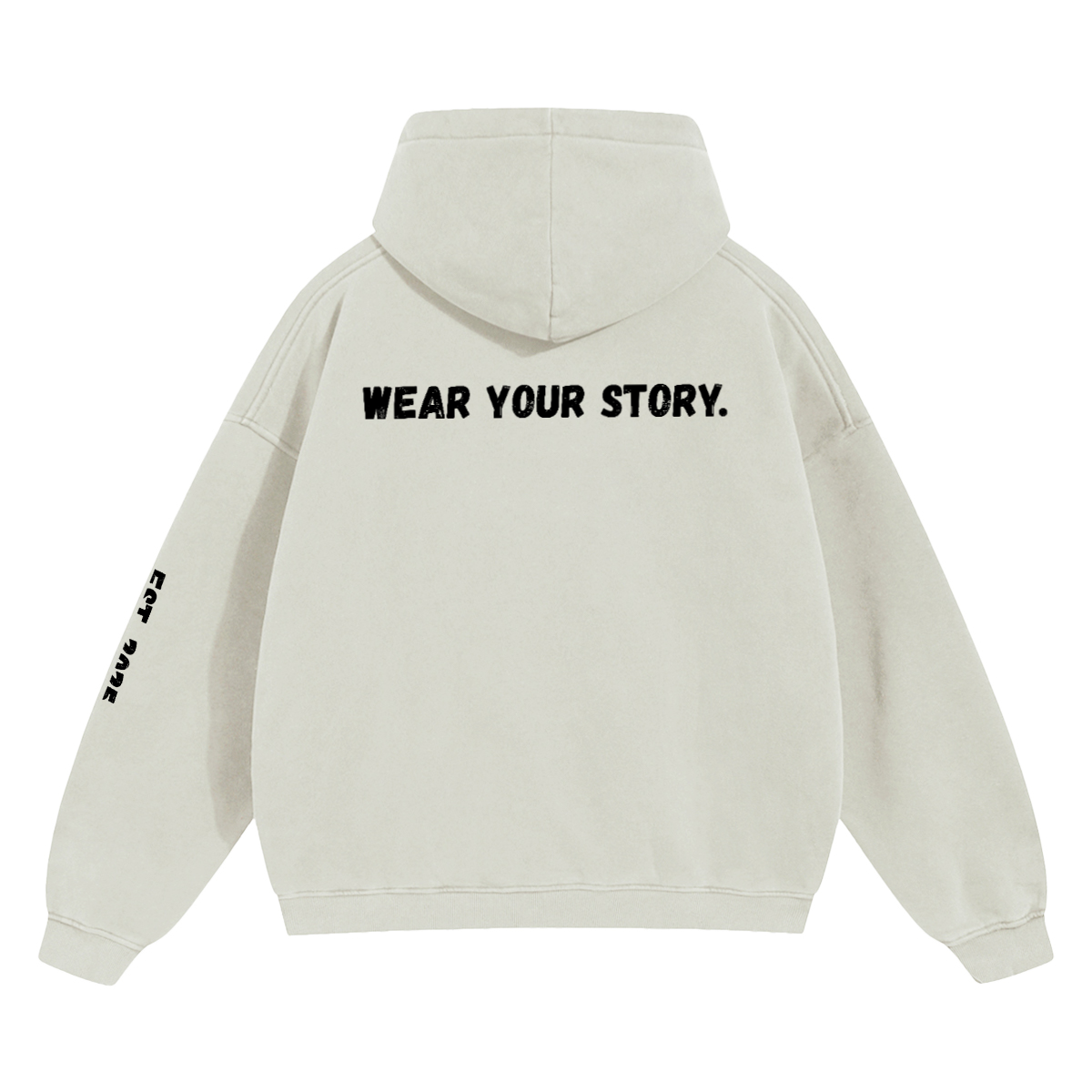 Bold Unisex Cropped Drop Shoulder Heavyweight Oversized Hoodie(460GSM)