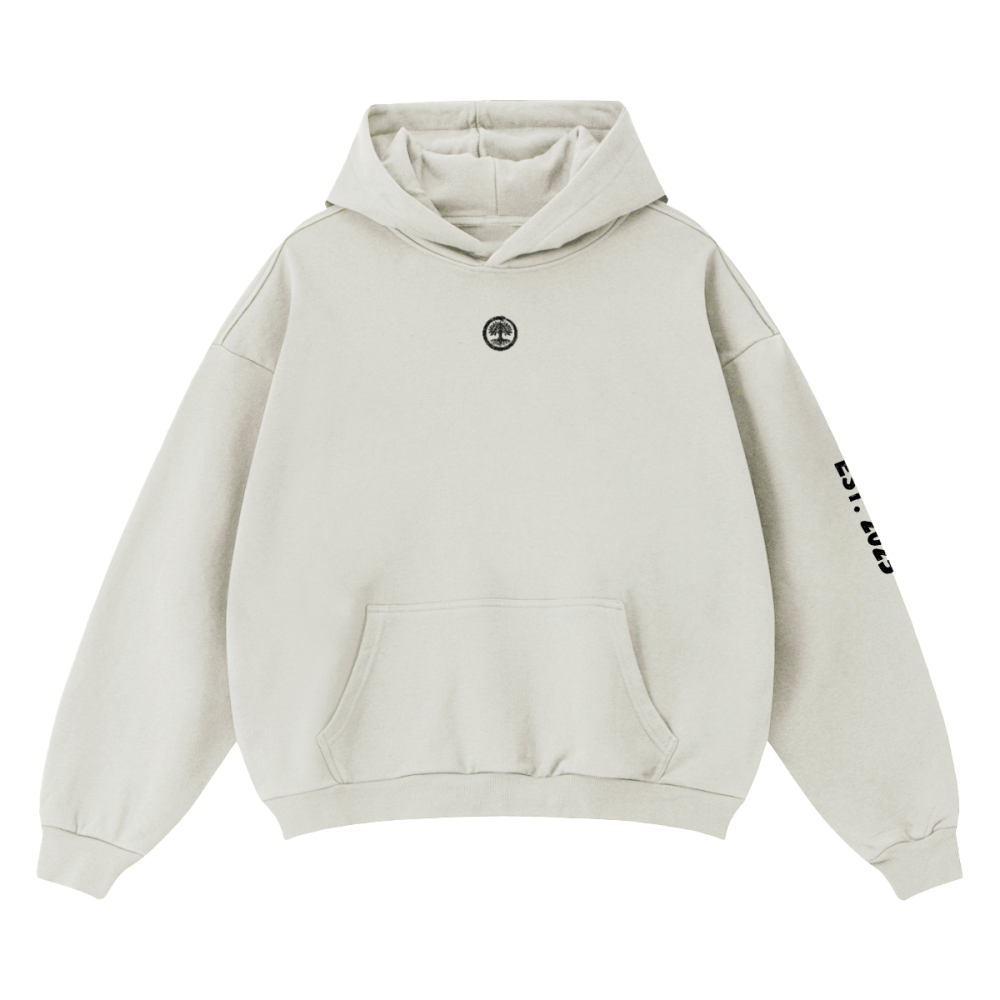 Bold Unisex Cropped Drop Shoulder Heavyweight Oversized Hoodie(460GSM)