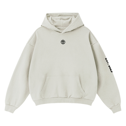 Bold Unisex Cropped Drop Shoulder Heavyweight Oversized Hoodie(460GSM)