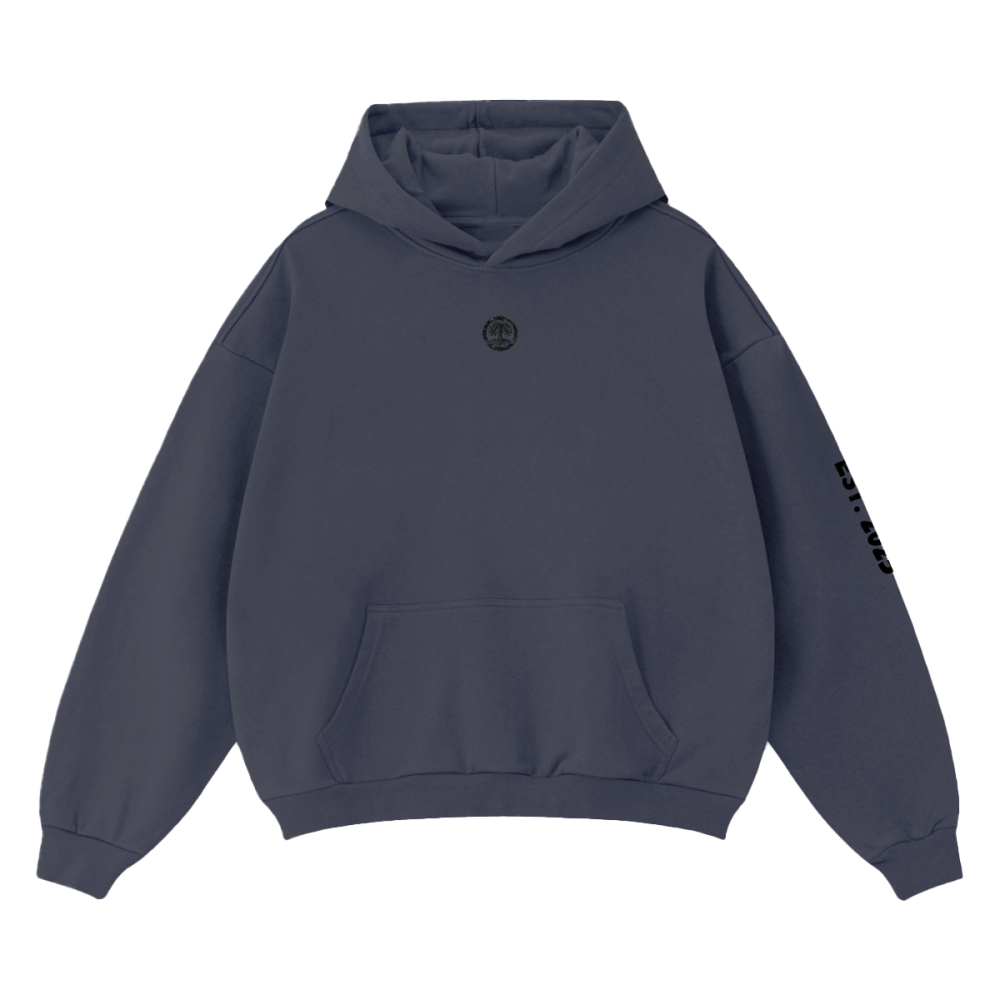 Bold Unisex Cropped Drop Shoulder Heavyweight Oversized Hoodie(460GSM)