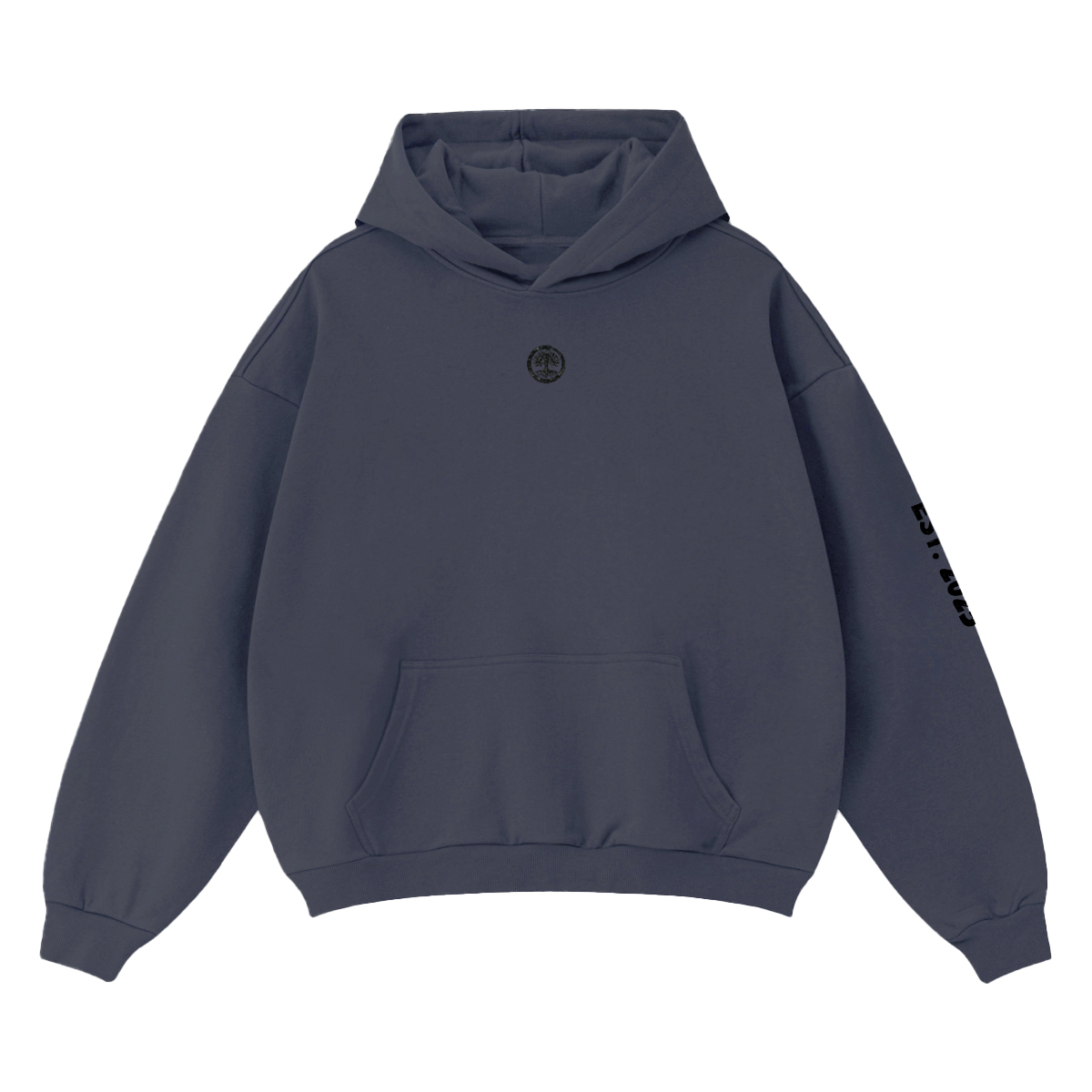 Bold Unisex Cropped Drop Shoulder Heavyweight Oversized Hoodie(460GSM)