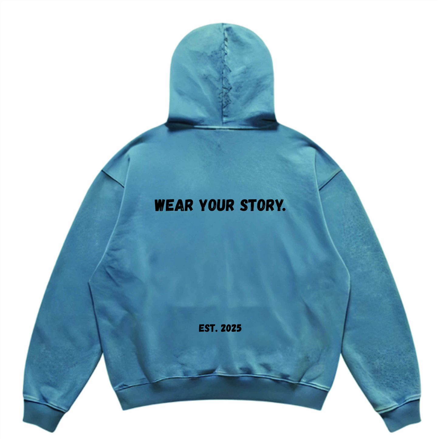 Unisex Super Heavyweight Oversized Faded Hoodie(440GSM)