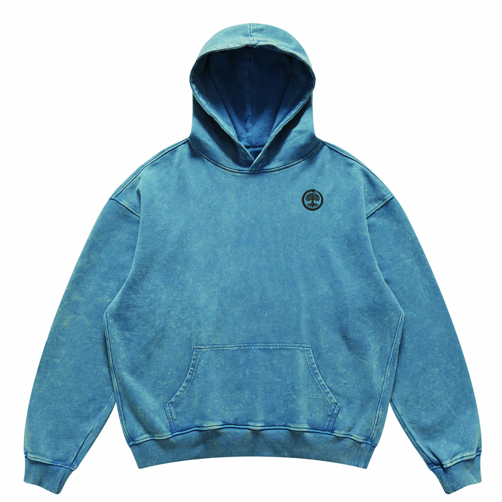 Unisex Super Heavyweight Oversized Faded Hoodie(440GSM)