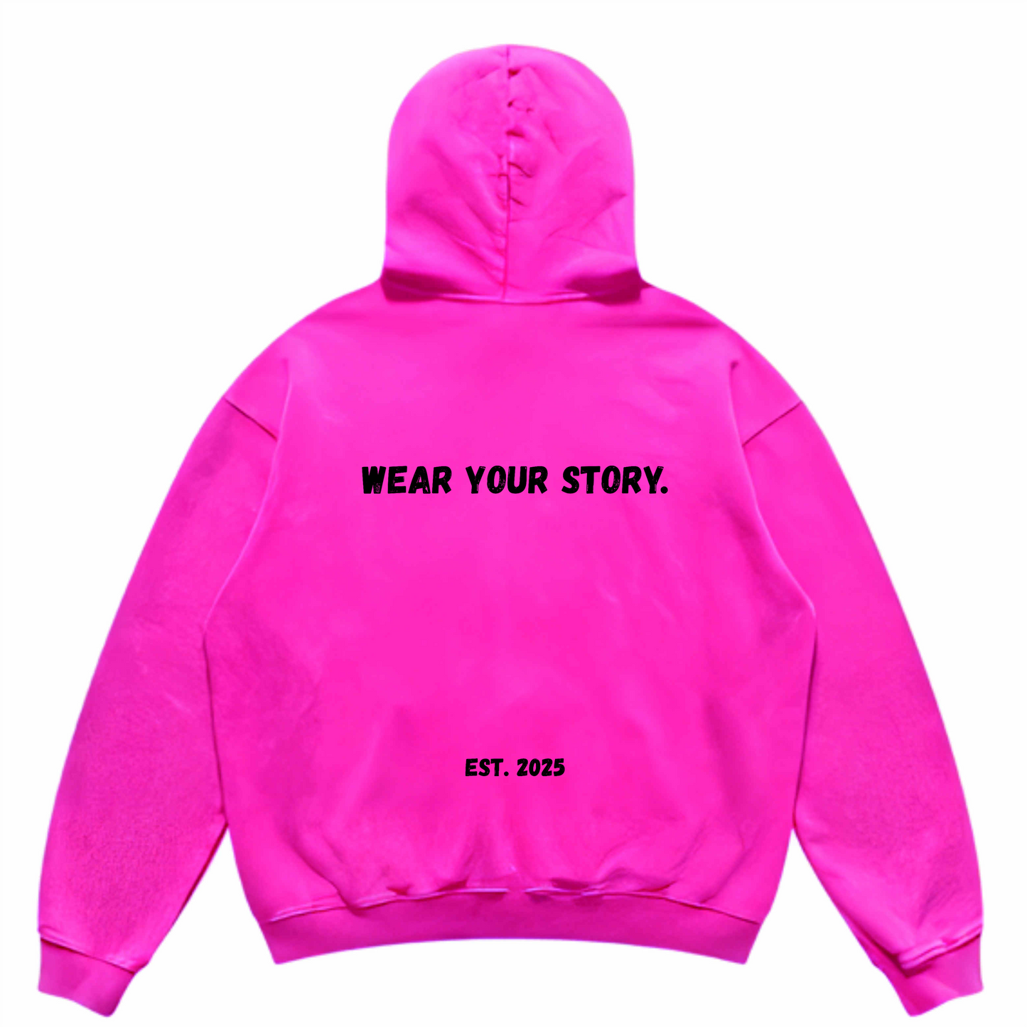 Unisex Super Heavyweight Oversized Faded Hoodie(440GSM)