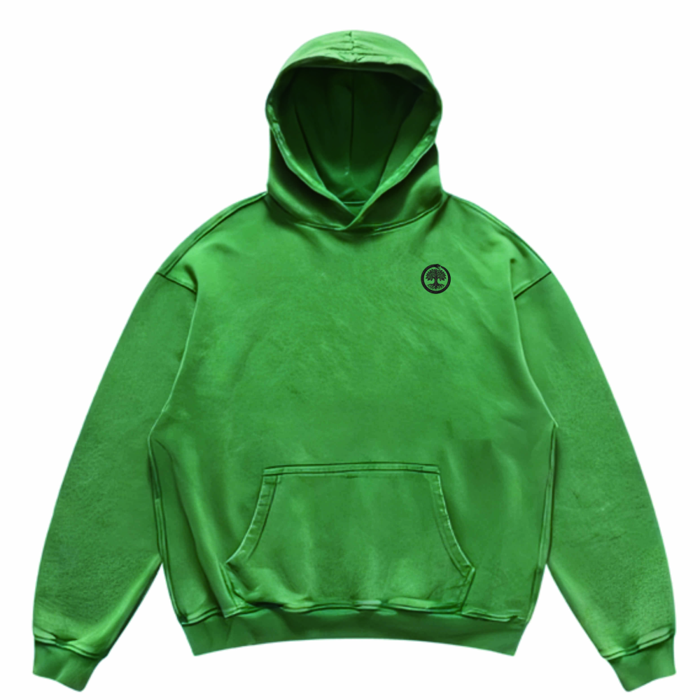 Unisex Super Heavyweight Oversized Faded Hoodie(440GSM)